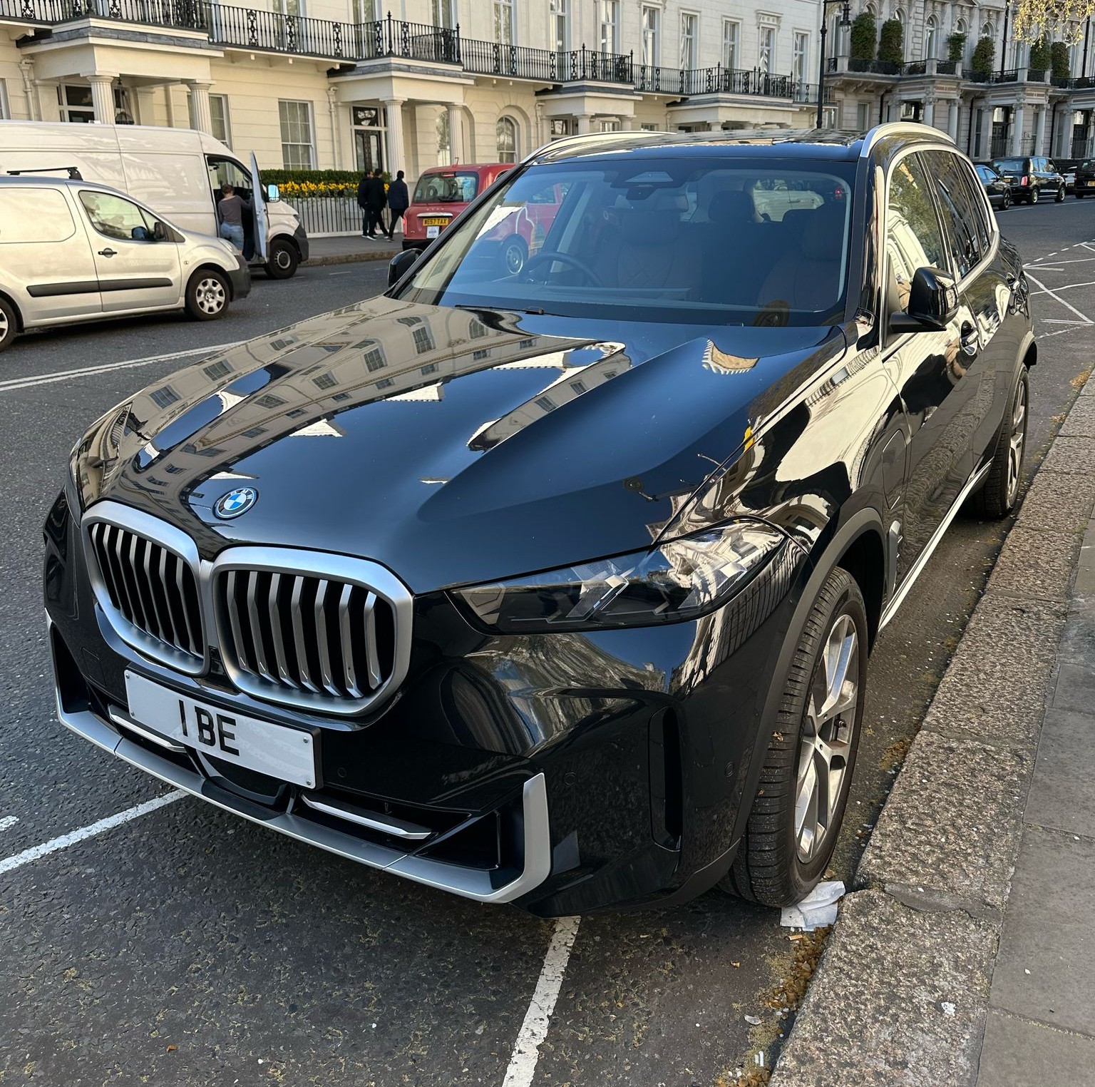 Embassy Diplomatic Flag UK Number Plate of Belgium - 1 BE